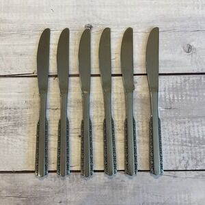 Stanley Roberts SRB91 Stainless Steel Flatware Dinner Knives Set Of 6 Korea